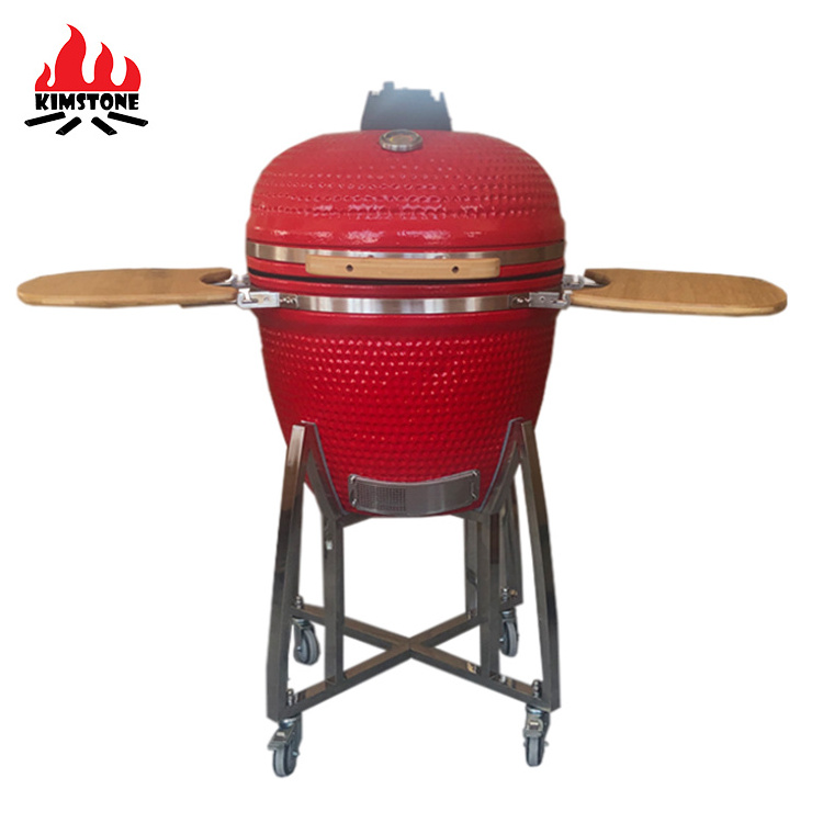 KIMSTONE wholesale XXL XL Outdoor Cooking Large size 23 inch high quality Ceramic Charcoal Kamado egg grill