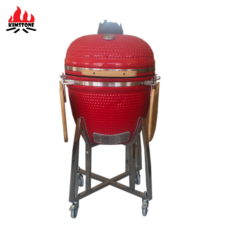 KIMSTONE wholesale XXL XL Outdoor Cooking Large size 23 inch high quality Ceramic Charcoal Kamado egg grill