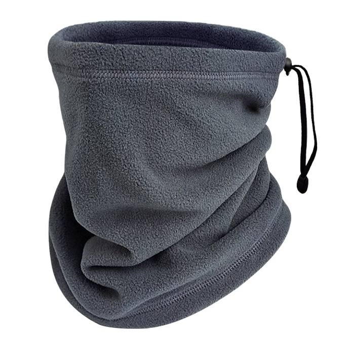 Promotion Solid color  Thermal High quality Polar fleece motorcycle balaclava for winter Multifunctional hats and neck warmer