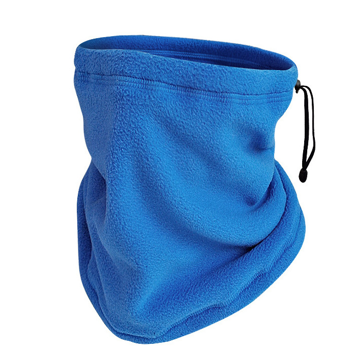 Promotion Solid color  Thermal High quality Polar fleece motorcycle balaclava for winter Multifunctional hats and neck warmer