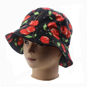 Custom wholesale cheap sublimation printed bucket hat and cap