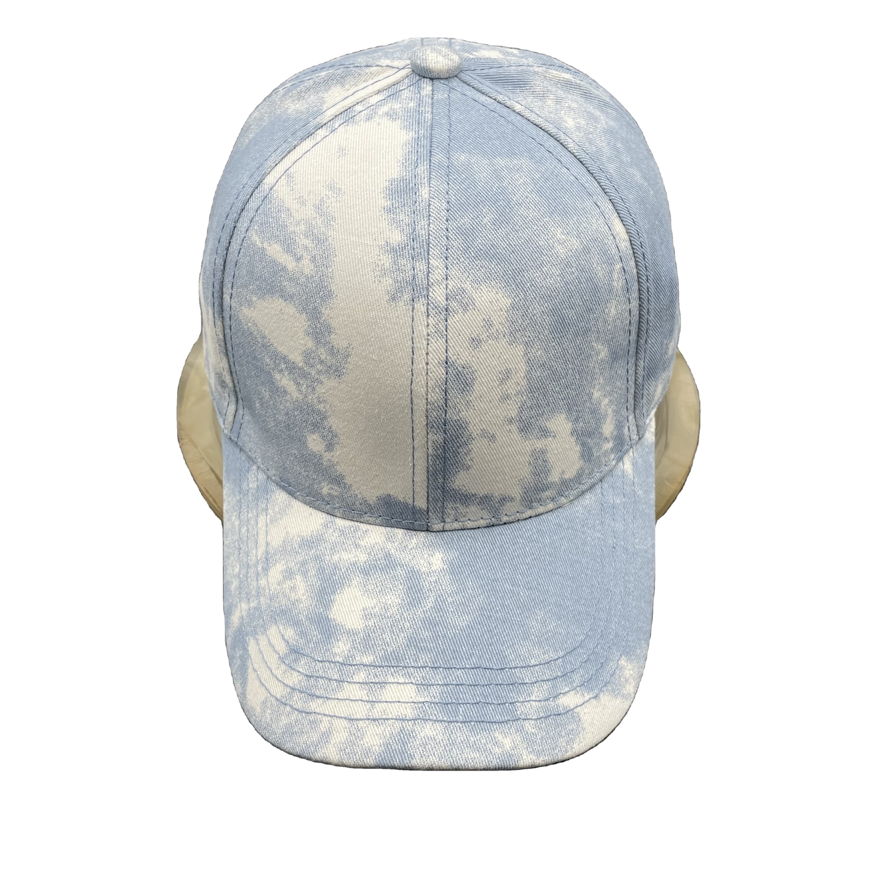 Custom New ink painting tie-dye soft top baseball cap painted graffiti peaked cap men and women casual baseball cap