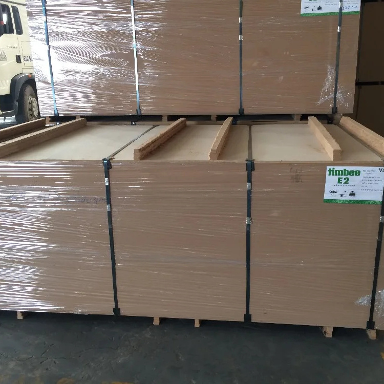 High Quality Melamine Laminated MDF Particle Board Plywood for Furniture Waterproof With Various Colors thickness 18mm