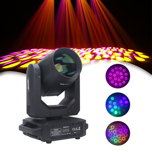 Colorful 150W LED Beam Moving Head Light  Gobo Spot Club Light DJ DMX Stage Lighting