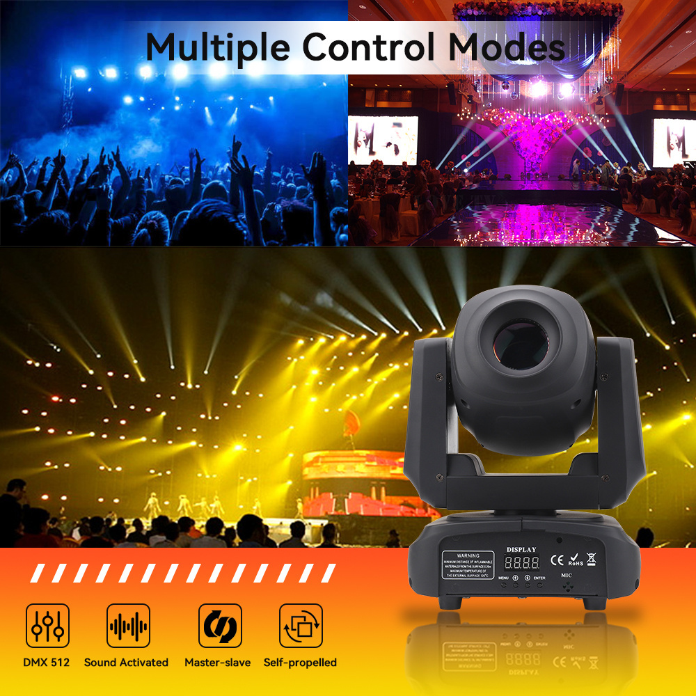 New 85w Gobo Beam Moving Head Light Led 3-Prism For KTV DJ Disco Stage Light