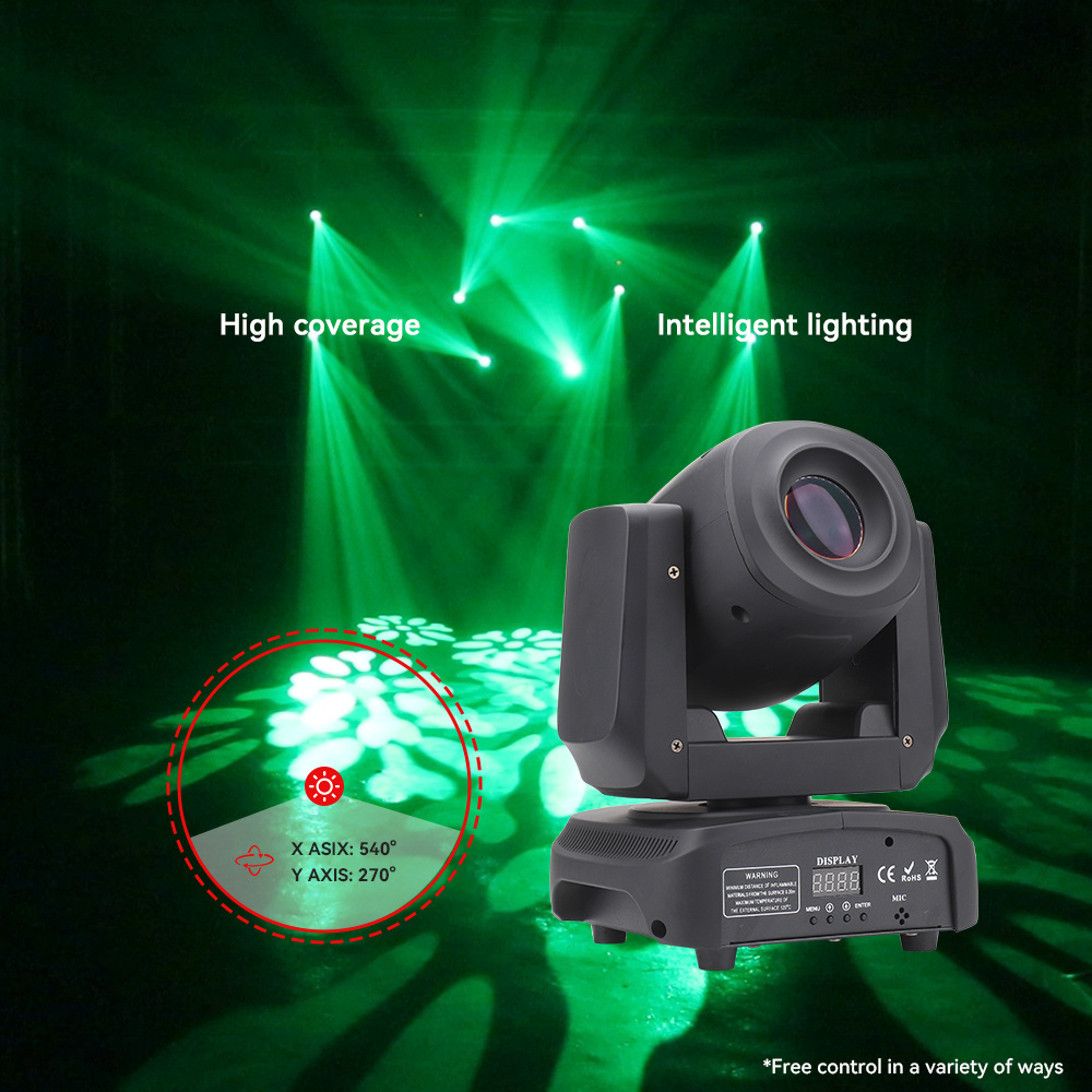 New 85w Gobo Beam Moving Head Light Led 3-Prism For KTV DJ Disco Stage Light