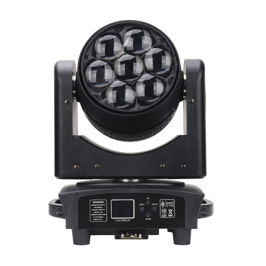 Mini 7*40w 4in1 Zoom Led Small Moving Head Light For Stage Light DJ Disco Club