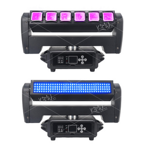 6*40W Double Side Moving Light 300W Beam Strobe Light Luces Discoteca RGBW Moving Head Stage Light for Dj Disco Party