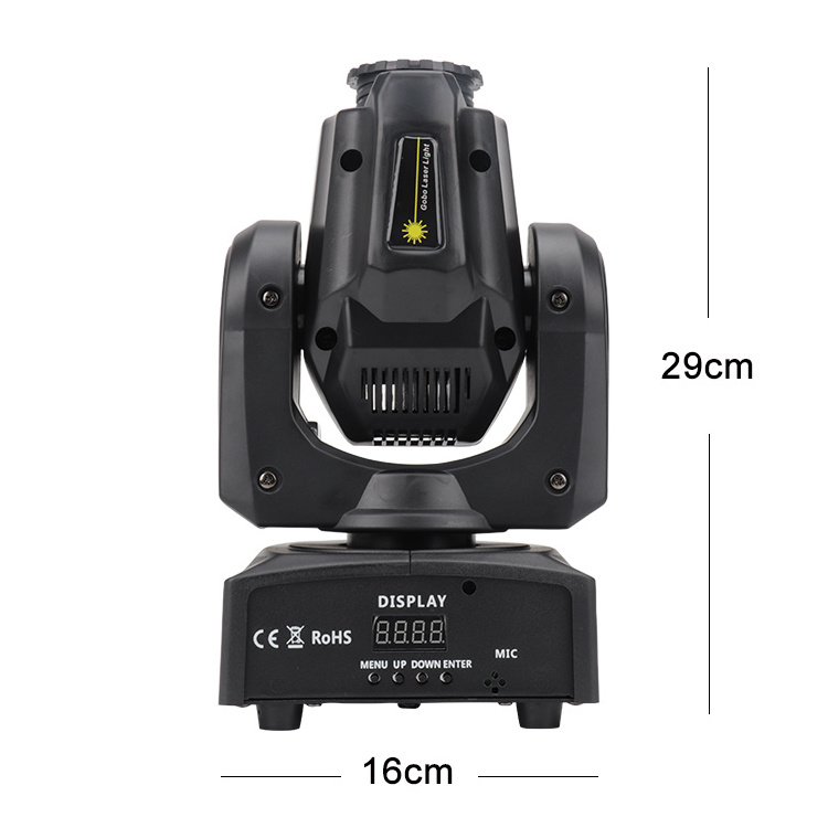 New Style 30W MINI LED Spot Moving Head+Laser Light for Wedding Christmas Birthday DJ Disco KTV Bar Event Party Show