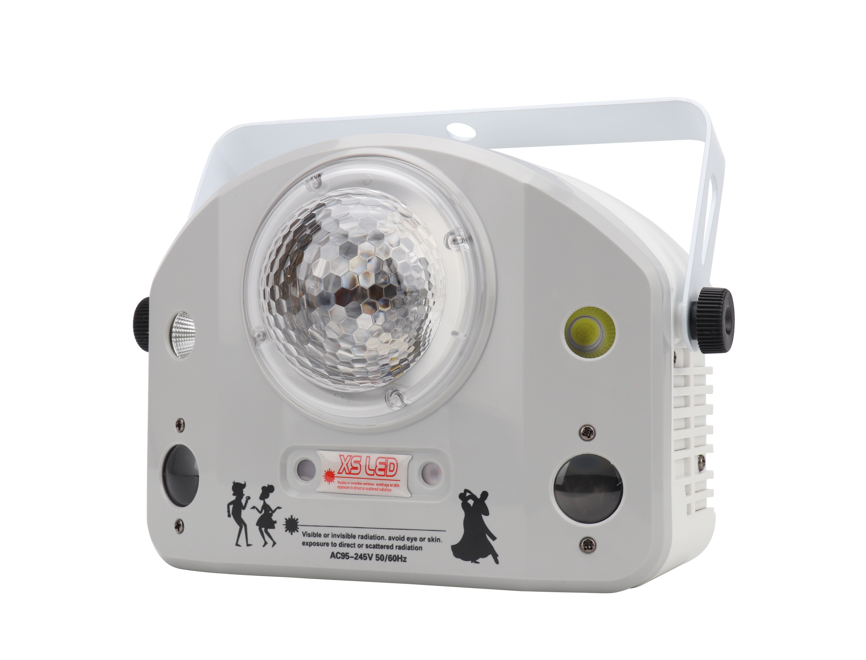 KM-EF11092  Mini LED LED Water Wave  Gobo Strobe and laser 4in1 Effect Light for Family Party