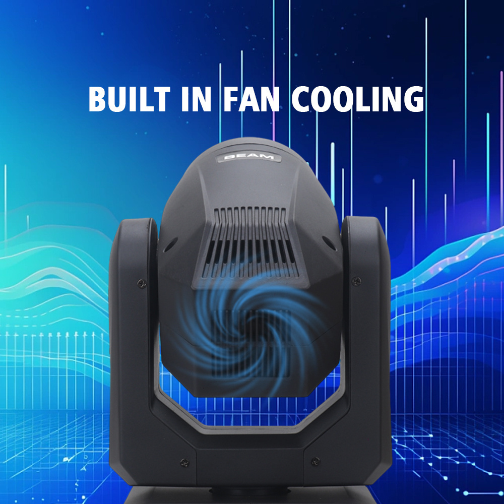 New Design 200W LED Beam Moving Head Light Rainbow DJ Light For Disco Stage Lighting