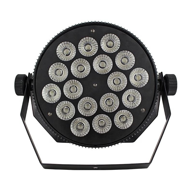 Aluminum 18pcsx10W RGBW 4In1 LED Par Light 200watt Silent Par Light DMX512 LED Par Light Stage Party Show