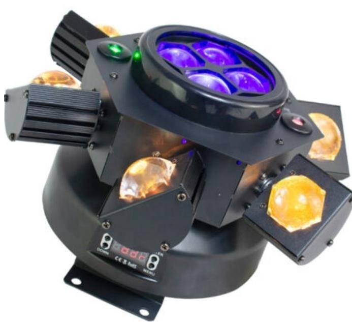 Led Disco Stage 150w Bee Eye Moving Light Dj Lights 6 Arm Bee Eyes Led Beam Moving Head