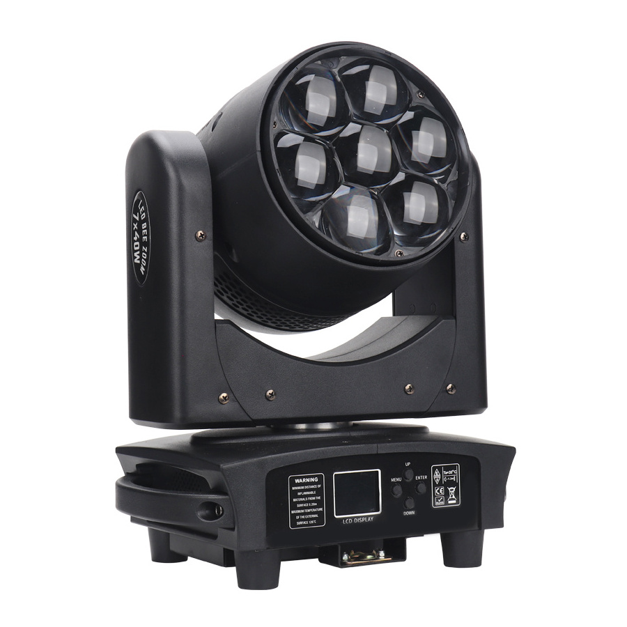 Bee Eye 7*40W RGBW Zoom Wash LED Moving Head Light DMX Sharpy Light Dj Stage Light