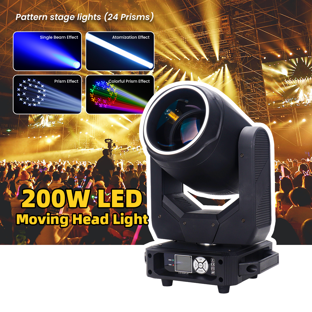 Suppliers 250W Rgbw Dance Floor DJ Live Party Lighting Club Bar Show Luces Para Discoteca Dmx Led Beam Moving Head Stage Lights