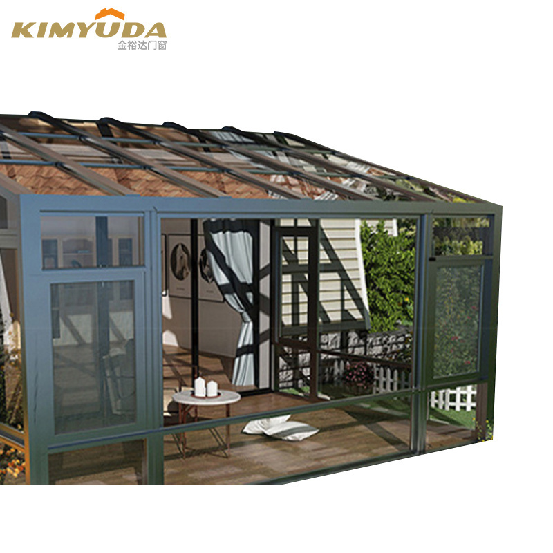 Extruded Aluminum Frame Glass Winter Garden Sunroom House Designs Topiary Frames Or Oven Door For Balcony And Garden