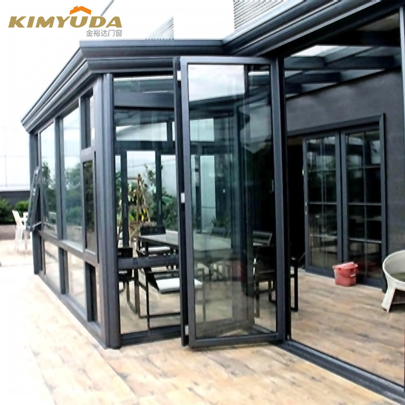 Sunroom Kits Direct Golden Supplier Aluminium Sunroom Glass House Garden Sun Room