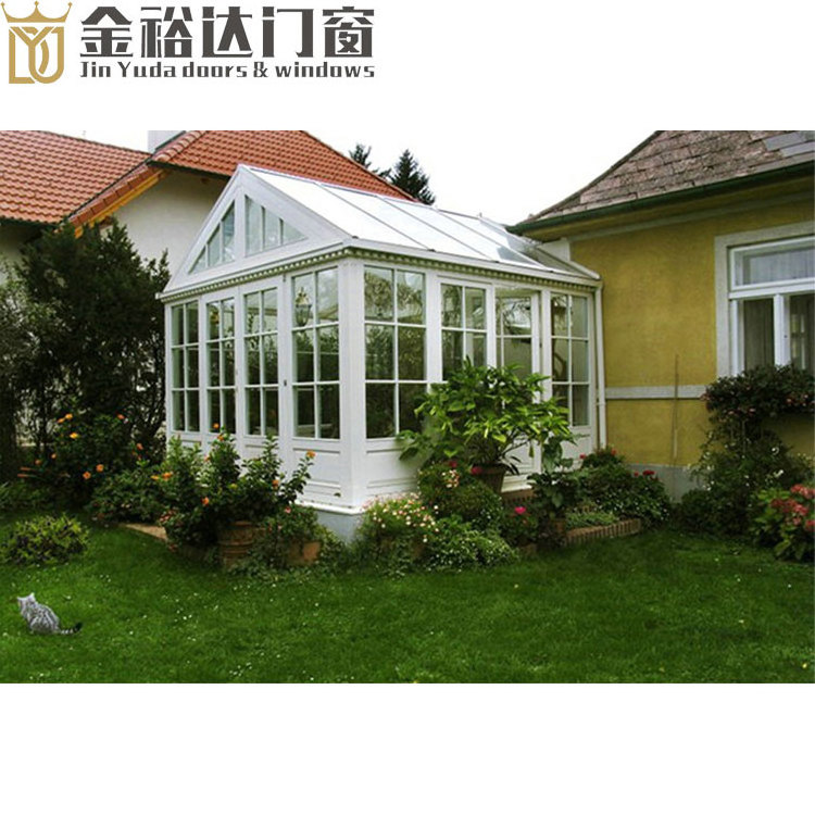 Glass House Winter Garden Aluminium Prefabricated Glass Sunroom For Solarium