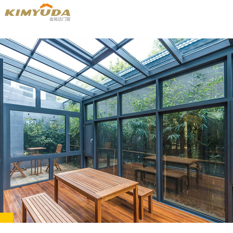 Extruded Aluminum Frame Glass Winter Garden Sunroom House Designs Topiary Frames Or Oven Door For Balcony And Garden