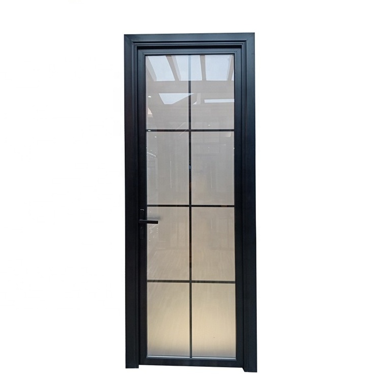 Best-selling Classic Style Glass Swing Door Toilet Aluminum Alloy Doors And Windows