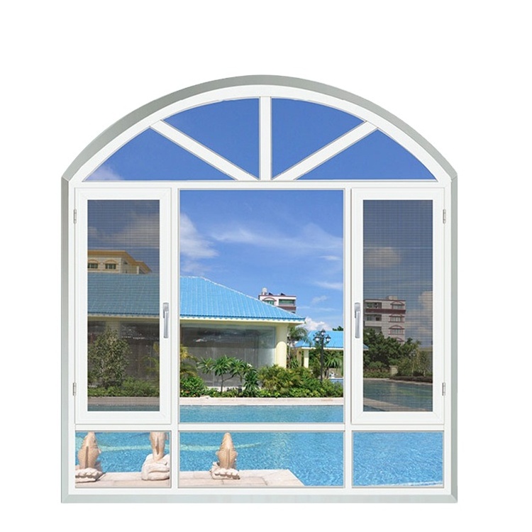 buying golden aluminium windows with shutter mosquito net one way glass price thermal security triple double pane windows