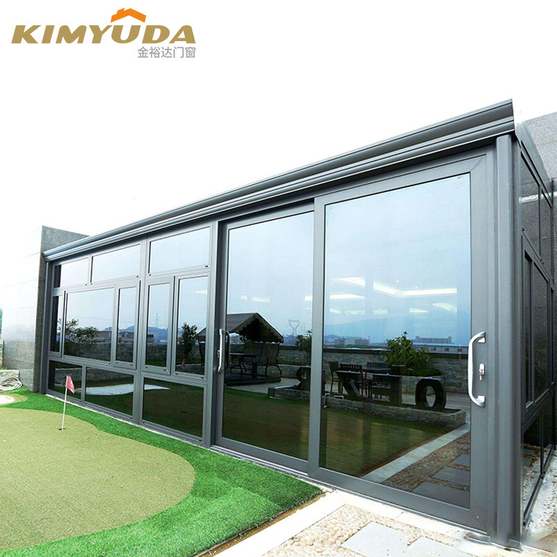 Sunroom Kits Direct Golden Supplier Aluminium Sunroom Glass House Garden Sun Room