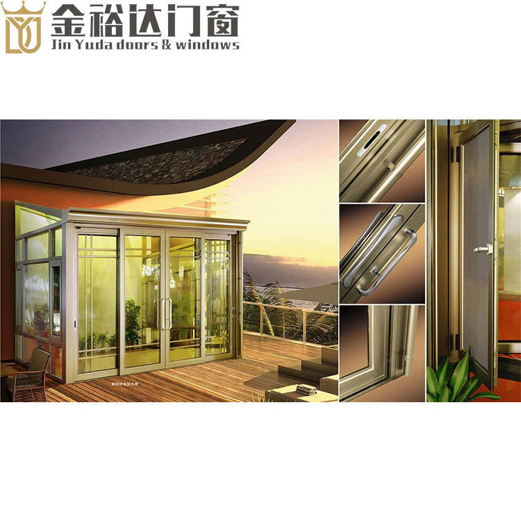 glass roof skylight Flat roof inclined sun room Aluminum Alloy frame material sunroom