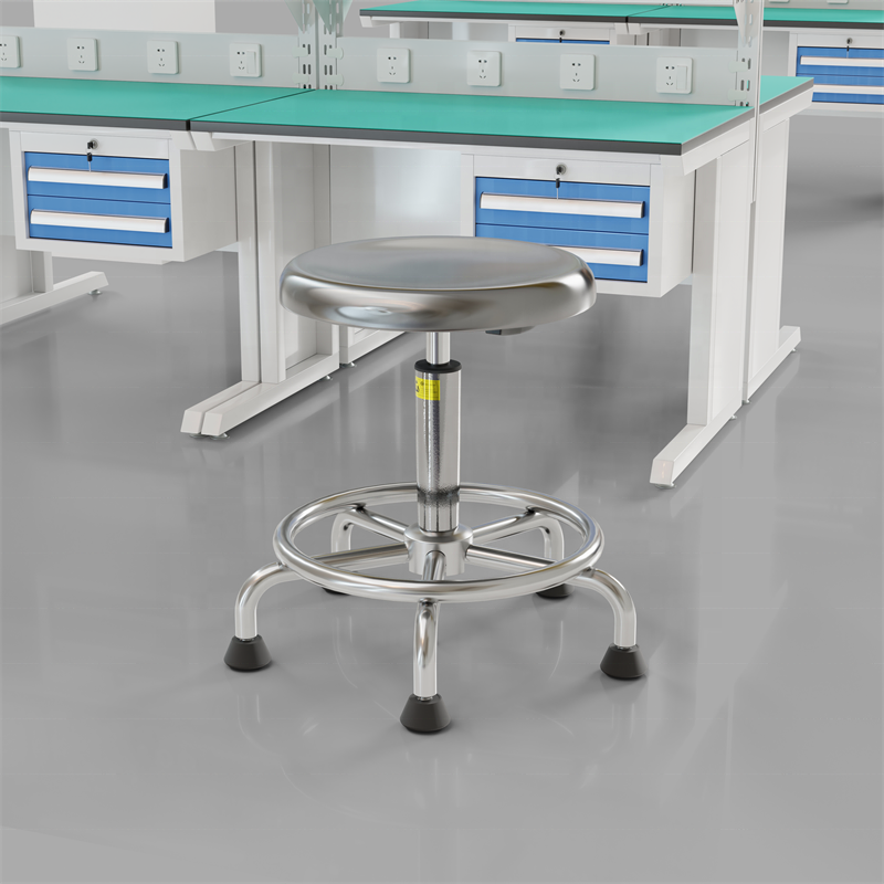 Stainless steel bench durable Factory direct commercial stool for Laboratory workshop school office simple