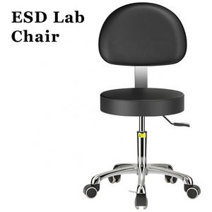 Laboratory chairs  esd lab chair Leather anti-static backrest dust-free workshop laboratory can be lifted and rotate