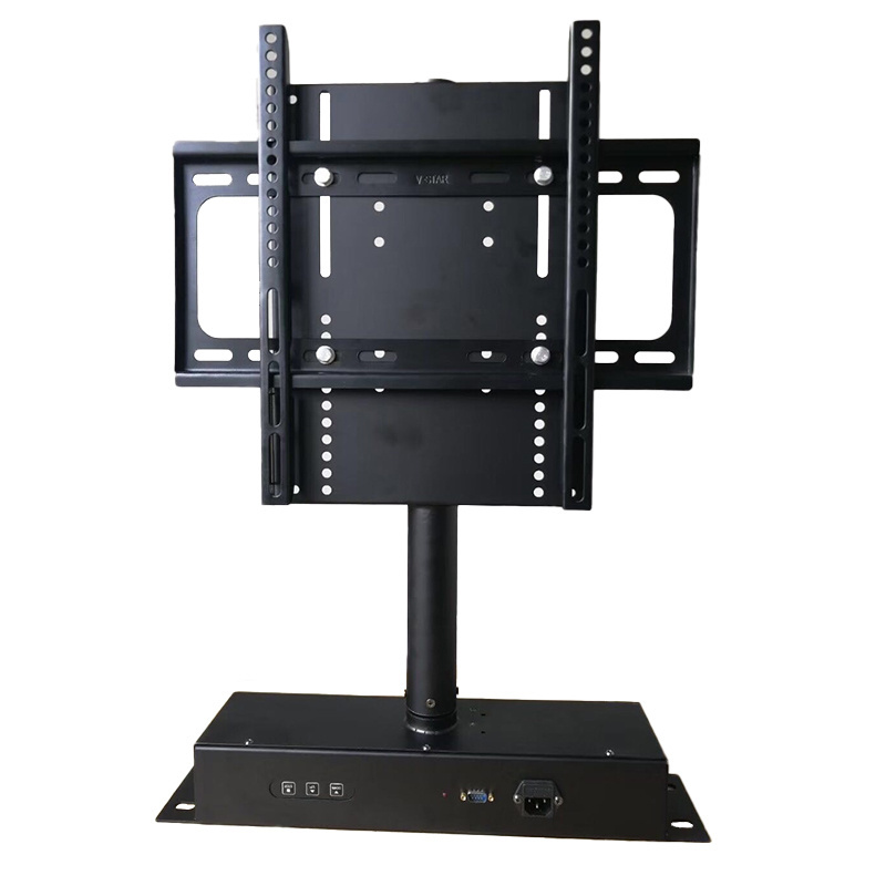 360 degree motorized Rotation TV LCD screen mobile stand for home office cabinet /Remote control Swivel TV stand