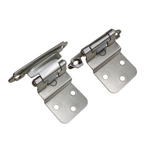 KINBAY Self Closing 3/8 inch Inset Cabinet Door Hinge  American Antique Style Satin Nickel Cabinet hinge