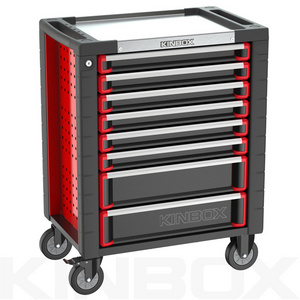 Ningbo Kinbox 8 Drawer Professional Mechanical Hand Tool Rolling Chest Trolley,Garage Storage Boxes