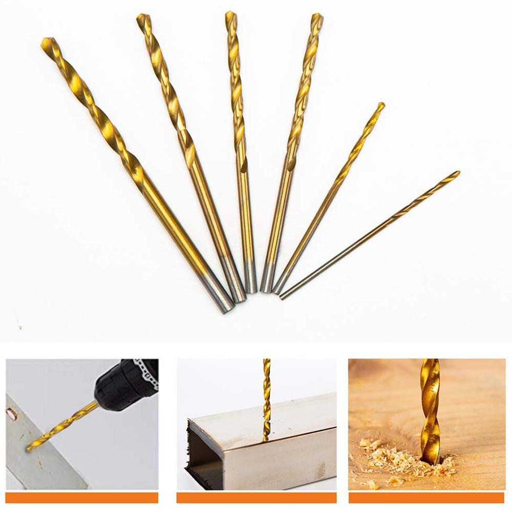 Fully Ground Power Tool Accessory Hss Inox Drill Bits For Stainless Steel Metal Jobber Twist Drill Bit Set