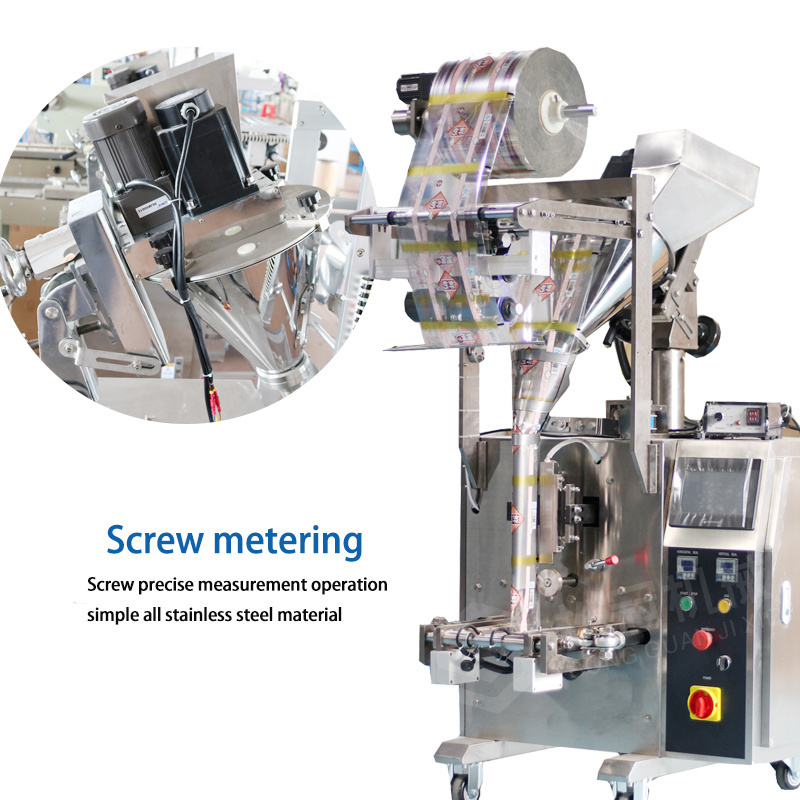 automatic powder weighing and packing machine pouch sachet  packing sealing machine powder detergent /spice packing machine