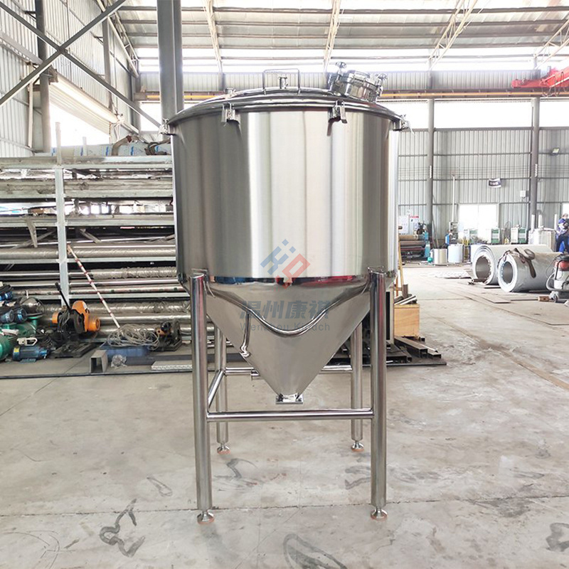 Chemical anti-corrosion conical storage tank olive oil cooling oil storage tank 100L 300L