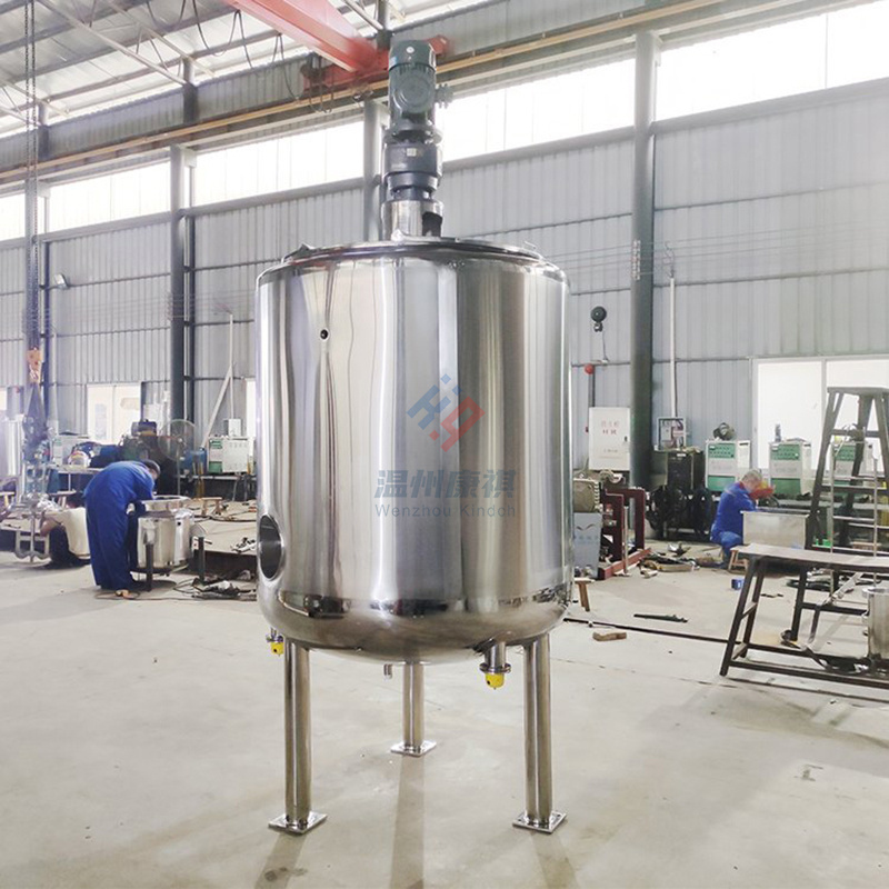 Stainless steel sauce juice mixing tank explosion proof motor single layer mixing tank