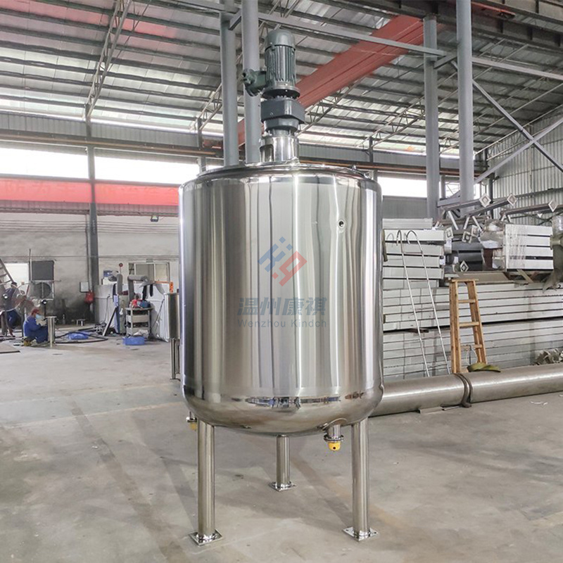 Stainless steel sauce juice mixing tank explosion proof motor single layer mixing tank