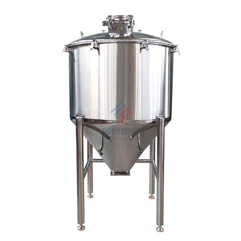 Chemical anti-corrosion conical storage tank olive oil cooling oil storage tank 100L 300L