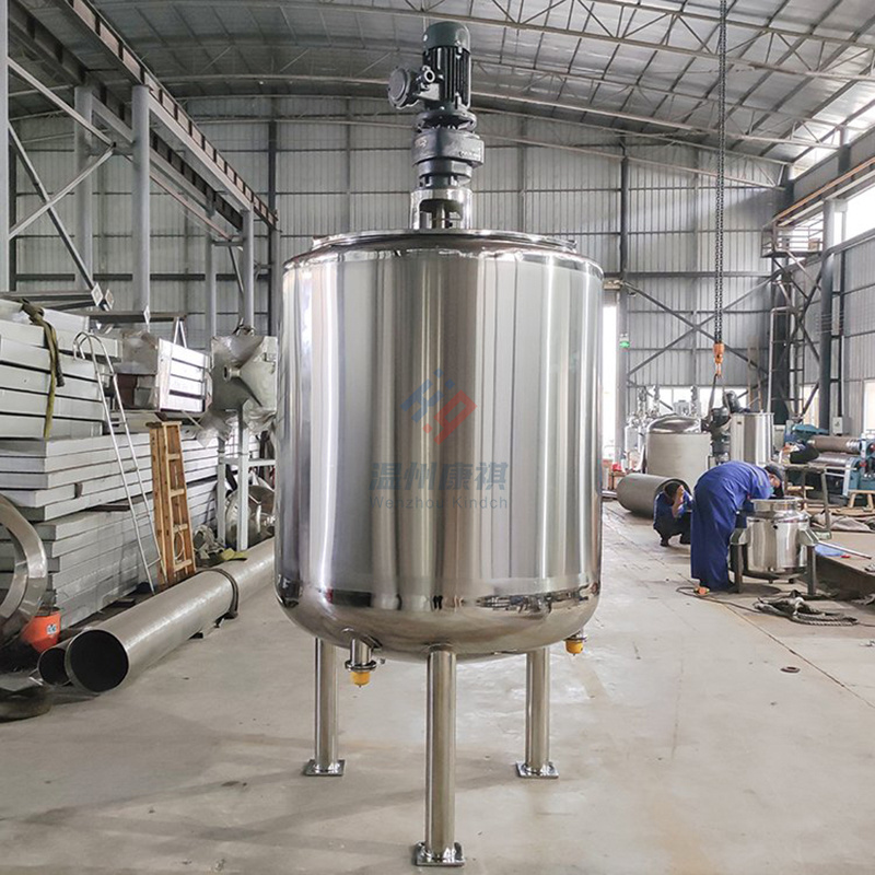 Stainless steel sauce juice mixing tank explosion proof motor single layer mixing tank