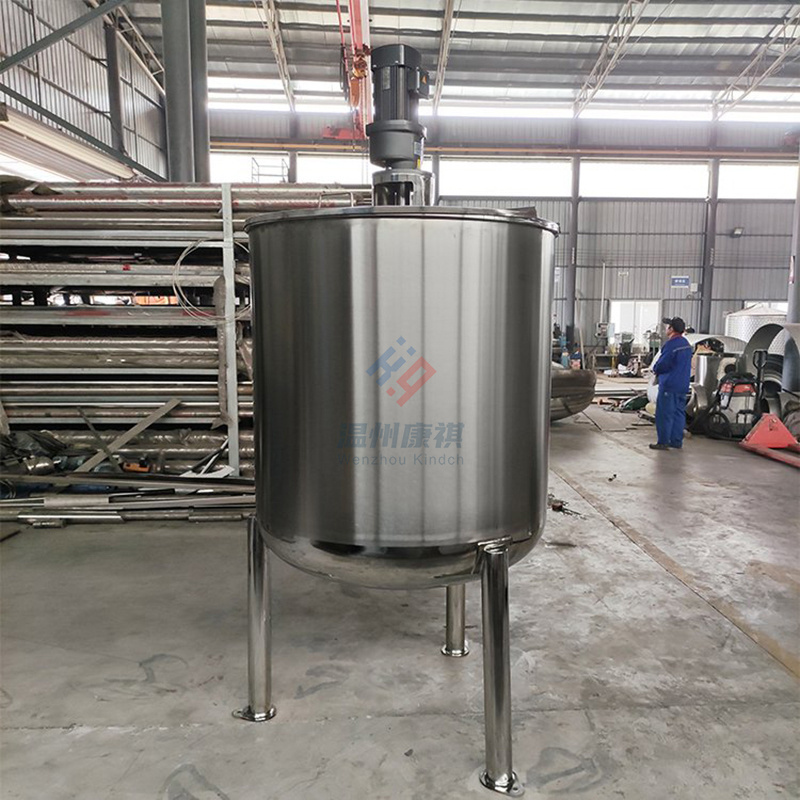 500L shampoo/liquid detergent/emulsion/lotion jacketed mixing tank with scraper stirrer