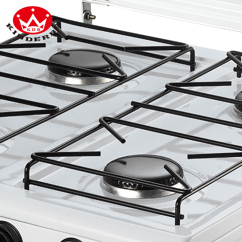 Hot Sell Home Cooktop Free Standing 4 Burners Cooker Gas Stove Outdoor Gas Cooktops With Shelf