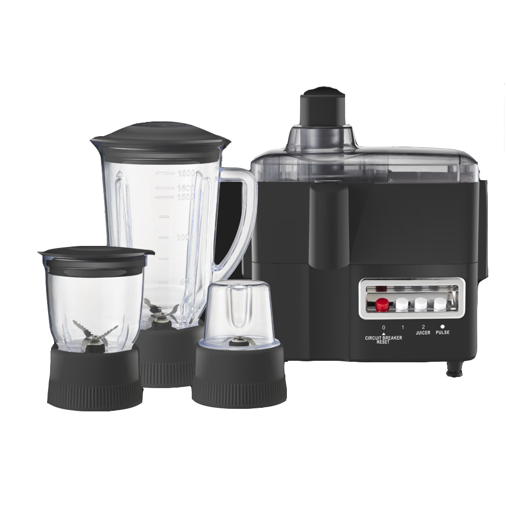 4 in 1 Blender and Food Processor Combo for Kitchen Blender with Meat Chopper and dry grinder 650W High Speed Blenders