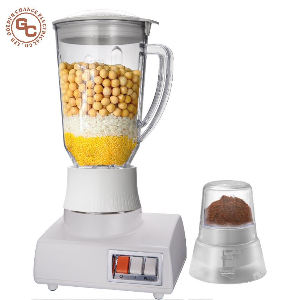 650W Blender with1.5L Jar and 50g Grinder Cup Smoothie Blenders and Food Processor Combo for Kitchen with 2 Speeds and Pulse