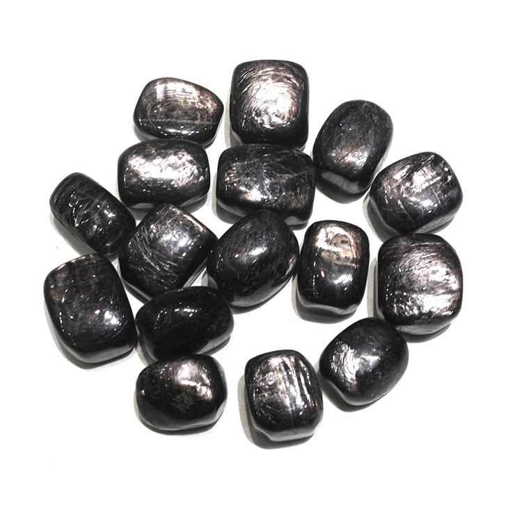 Wholesale polished natural hypersthene tumbled semi precious gemstone