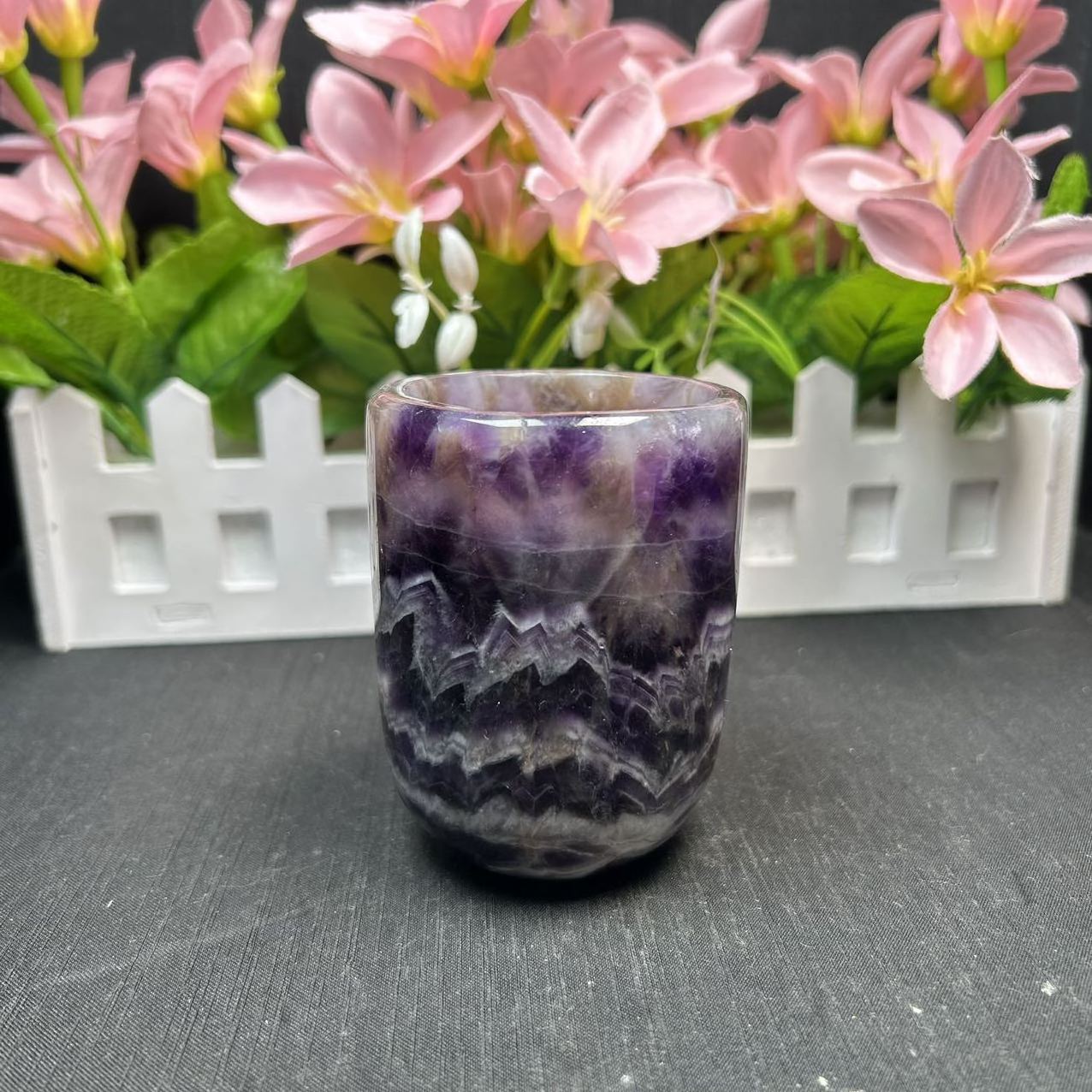 Customization Hand Craft Crystal Cup Dream Amethyst Cup For Gift Fengshui Home Decoration