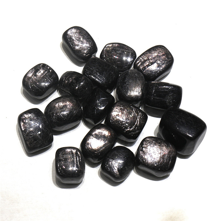 Wholesale polished natural hypersthene tumbled semi precious gemstone