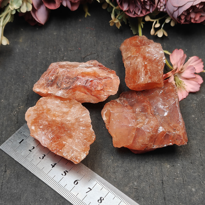 Bulk Wholesale Natural Gem Quartz Red Fire Quartz Gravels rock crystal Gemstone Stone Reiki Rough