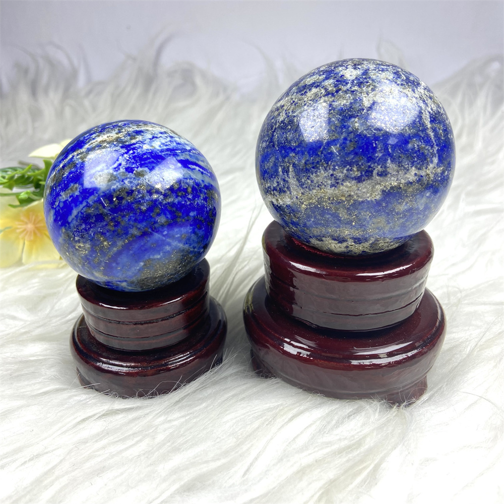 Hot Sale Healing Gemstone Crystal Crafts Lapis Lazuli Stone Sphere Ball For Decoration