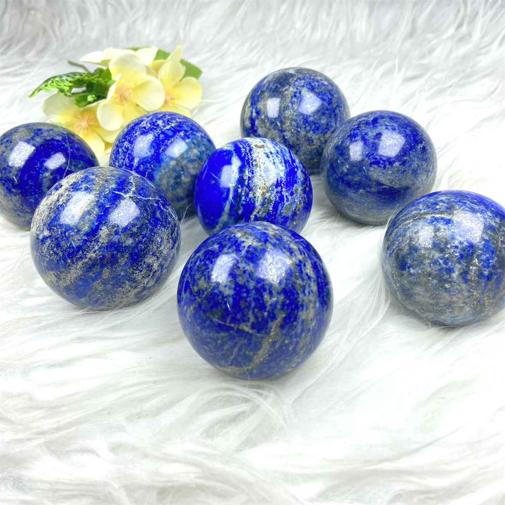 Hot Sale Healing Gemstone Crystal Crafts Lapis Lazuli Stone Sphere Ball For Decoration