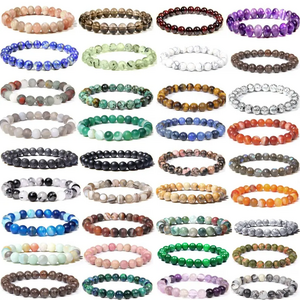 Wholesale natural crystal jewelry 8mm crystal bracelet healing gemstone present